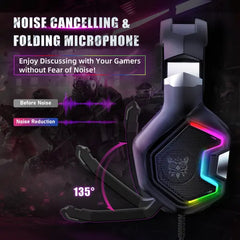 Onikuma K10 Pro Wired RGB Gaming Headphone