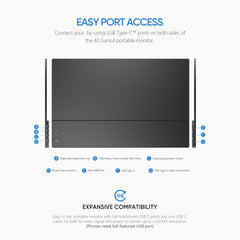 Arzopa A1 Gamut Portable Monitor 15.6” FHD