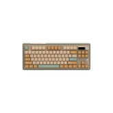 AJAZZ AK870 Hot-Swap Mechanical Keyboard Fallen Leaf Yellow TFT Screen Ajazz Jasmine Switch
