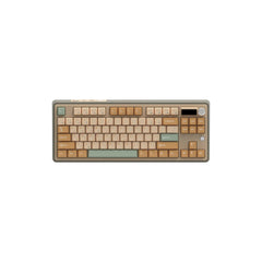 AJAZZ AK870 Hot-Swap Mechanical Keyboard Fallen Leaf Yellow TFT Screen Ajazz Jasmine Switch