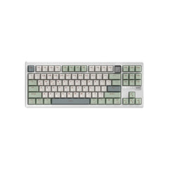 AJAZZ QS87 Max CNC Aluminum Alloy Mechanical Keyboard, Plus White