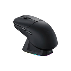 AJAZZ AJ159 Pro 8KHz tri-mode wireless gaming mouse in black featuring vibrant RGB lighting.