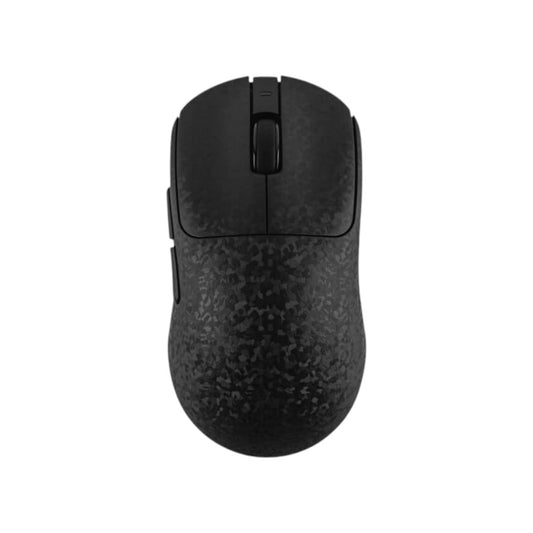 AJAZZ AJ199 MAX tri-mode wireless gaming mouse in black with carbon fiber texture.
