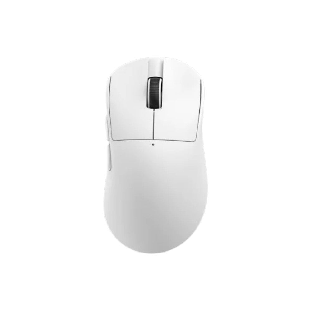 AJAZZ NJ08 MC tri-mode wireless gaming mouse in white.