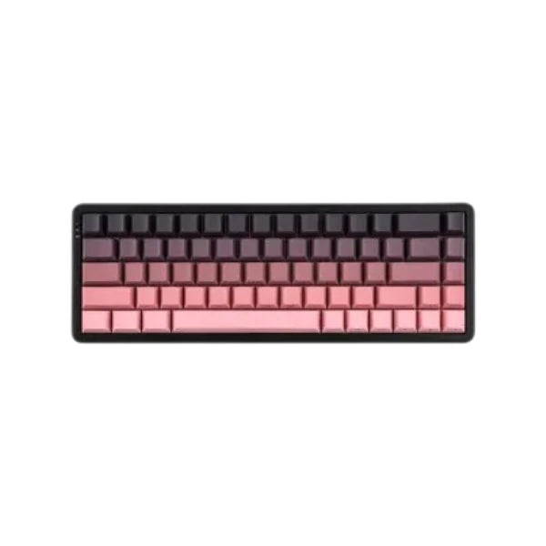 Ajazz AK680 Max HE tri-mode mechanical gaming keyboard featuring gradient pink keycaps, magnetic hall effect switches, and customizable RGB.