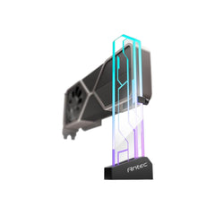 Antec AT-GPUH-ARGB-TG-BK Tempered Glass ARGB GPU Holder