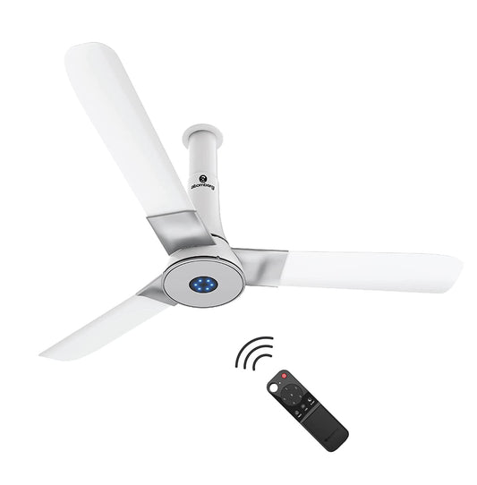 Atomberg Studio+ 48" 32W BLDC motor Energy Saving Anti-Dust Speed Indicator Light Ceiling Fan with Remote Control ( White ) AT-106