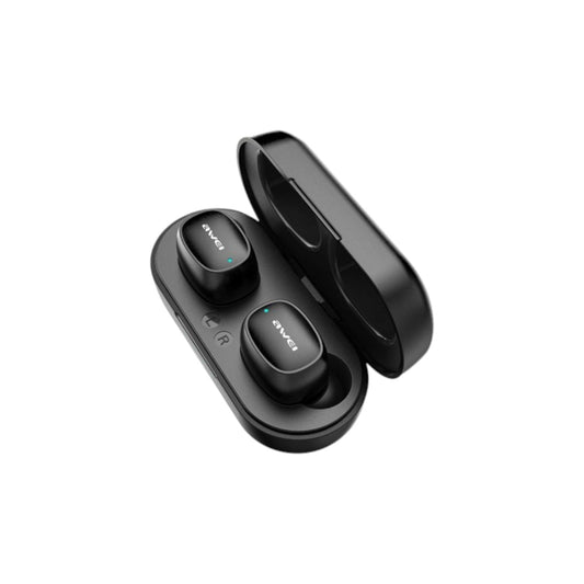 Awei T13 Touch TWS Dual Ear Bluetooth Earbuds With Charging Doc