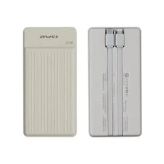Awei P88K 10000mAh 22.5W Mini Fast Charging Power Bank Gray