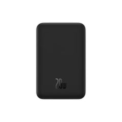 Baseus Magnetic Mini 20000mAh 20W wireless fast charging power bank in black.
