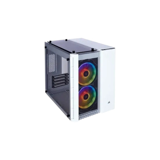 Corsair Crystal Series 280X RGB Tempered Glass Micro ATX Casing White