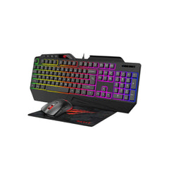 Havit KB889CM RGB Gaming Keyboard, Mouse & Mouse Pad 3-IN-1 Combo
