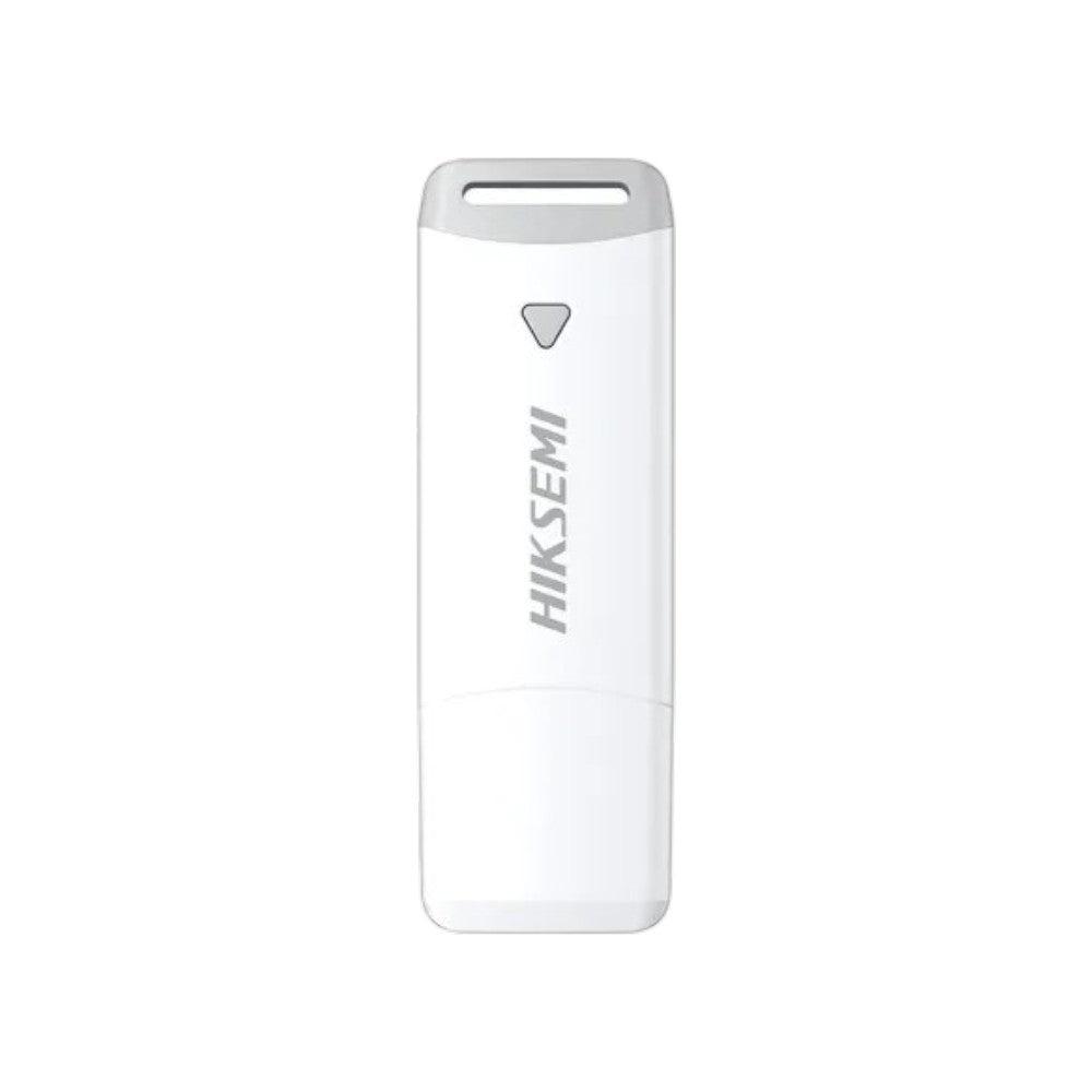 Hiksemi Cap HS-USB-M220P 128GB USB 3.2 high-speed pen drive flash drive in white.