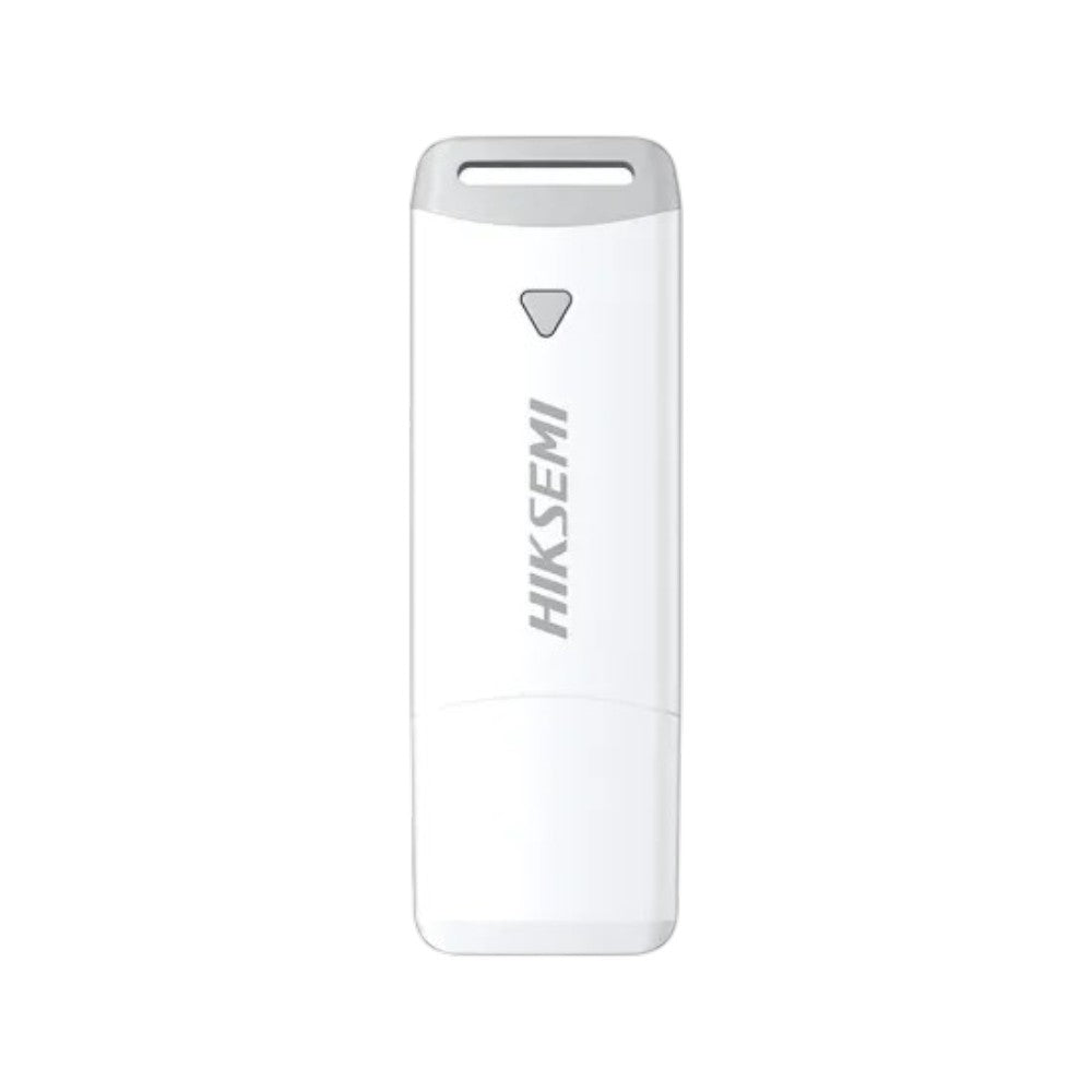 Hiksemi Cap HS-USB-M220P 64GB USB 3.2 high-speed pen drive flash drive in white.