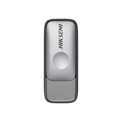 Hiksemi Pully HS-USB-M210S 128GB USB 3.2 high-speed pen drive flash drive featuring a clear casing with a white floral design.
