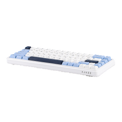 AJAZZ AK680 MAX HE 68% Top-mounted Mechanical Keyboard With Magnetic Switch, Blue White (Front Printed)