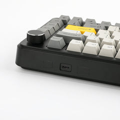 AJAZZ AK820 Max HE 75% Gasket-mounted Wired Mechanical Keyboard With Magnetic Switch, Grey