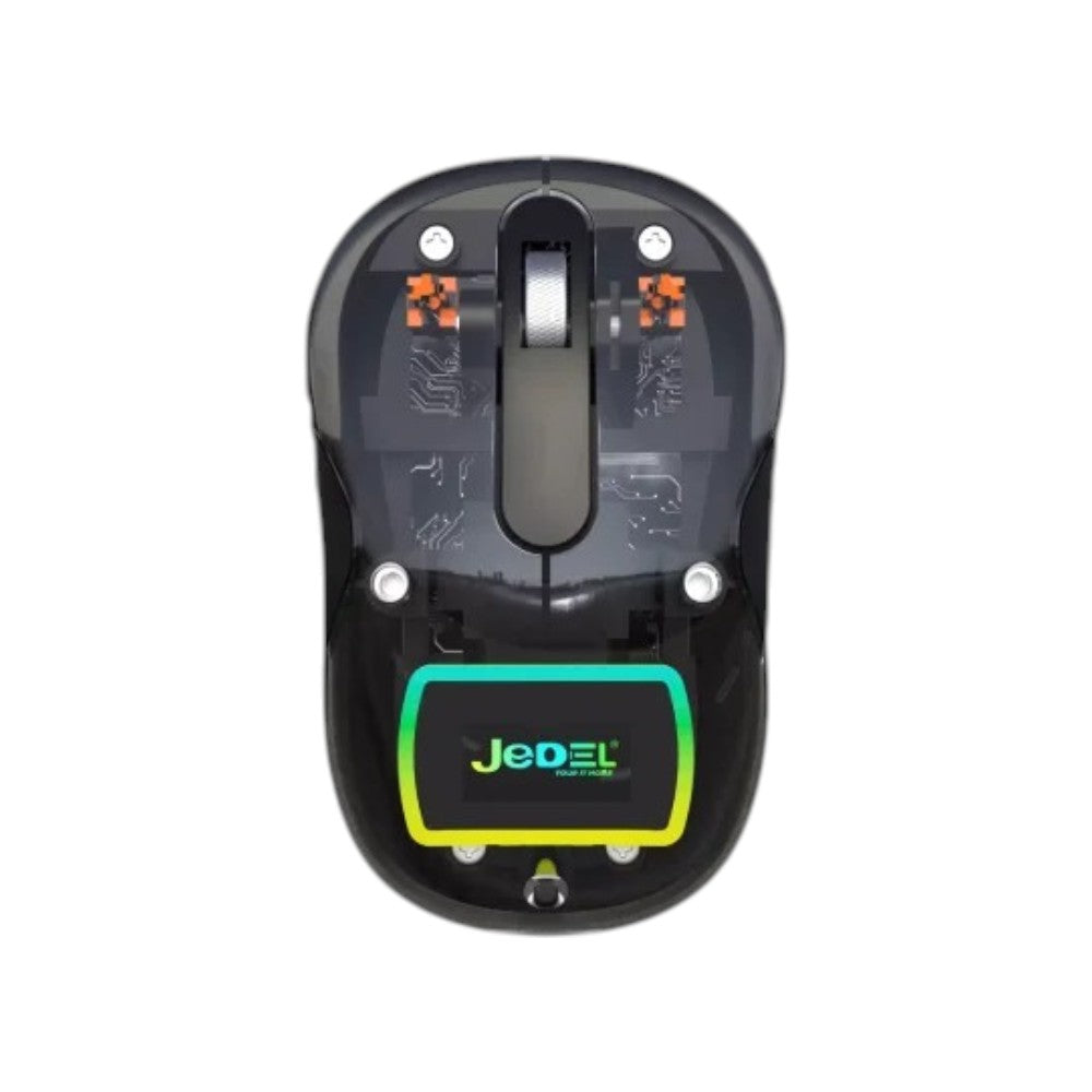 Jedel WD141 silent wireless gaming mouse featuring a sleek, ergonomic design for quiet and precise performance.
