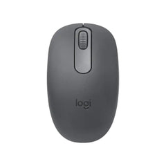 Logitech M196 compact wireless Bluetooth mouse in an elegant graphite finish featuring a minimalist design.