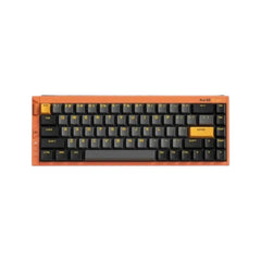 MCHOSE Ace68 Turbo Esports magnetic HE gaming keyboard featuring an orange frame and gray and black keycaps.