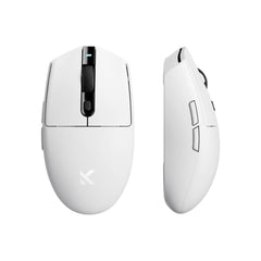 MCHOSE G3 V2 tri-mode wireless gaming mouse in white with black accents.