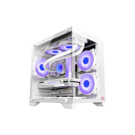 Monarch Mystery Box X5 Desktop Gaming Case White