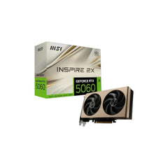MSI GeForce RTX 5060 8G INSPIRE 2X OC 8GB GDDR7 Graphics Card