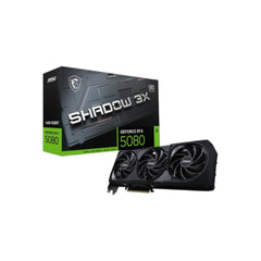 MSI GeForce RTX 5080 16G SHADOW 3X OC 16GB GDDR7 Graphics Card