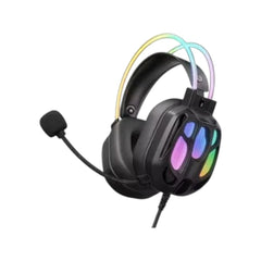 Onikuma X89 wired gaming headset with dynamic RGB backlighting and comfortable over-ear padding.