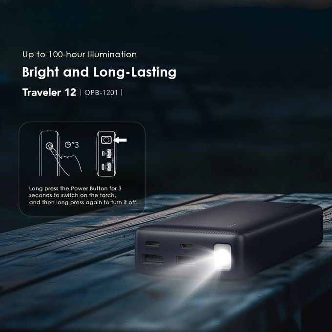 Oraimo Traveler OPB-1201 20000mAh 12W Power Bank
Tech Buy BD