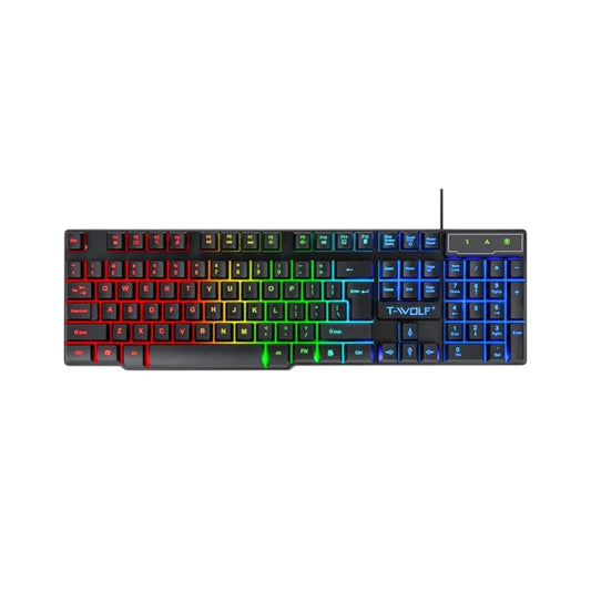 T-Wolf T20 Wired RGB Gaming Keyboard