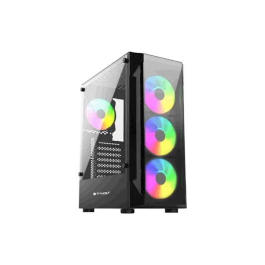 T-wolf Platina X4 ARGB Mid-Tower ATX Gaming Casing