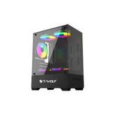 T-Wolf Ice Cooler X5 ARGB M-ATX Mid Tower Gaming Casing