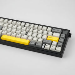 Ajazz AK650 Wired Gasket-Mounted Hot-Swappable RGB Mechanical Keyboard, Gradient Black