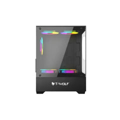 T-Wolf Ice Cooler X5 ARGB M-ATX Mid Tower Gaming Casing
