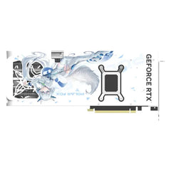 Manli Polar Fox V2 GeForce RTX 5080 OC 16GB GDDR7 Graphics Card