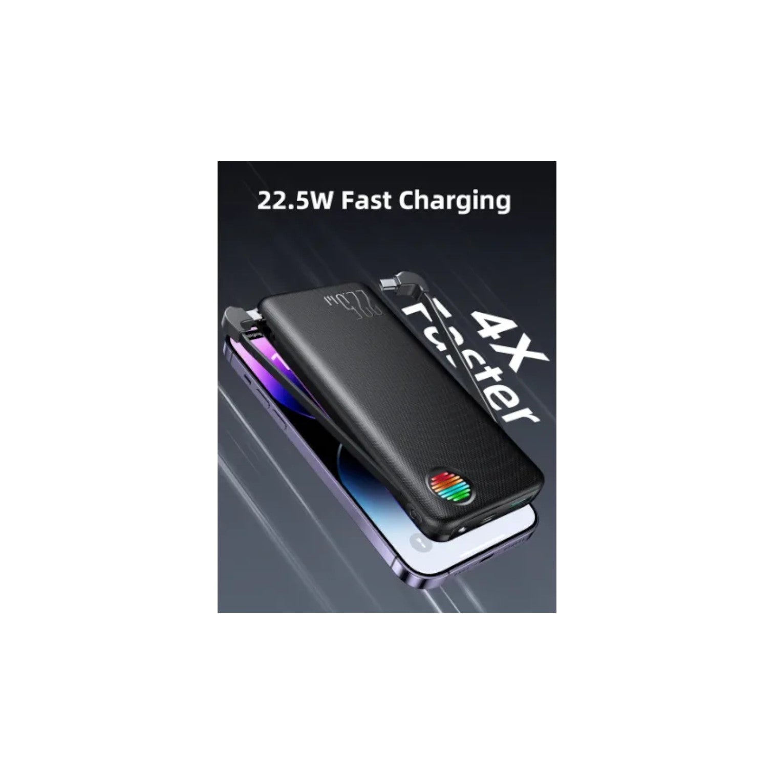 Joyroom JR-L015 22.5W 20000mAh Power Bank With Dual Cables (PBJR8631)