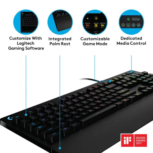 Logitech G213 Prodigy Gaming Keyboard (KLT1502)
