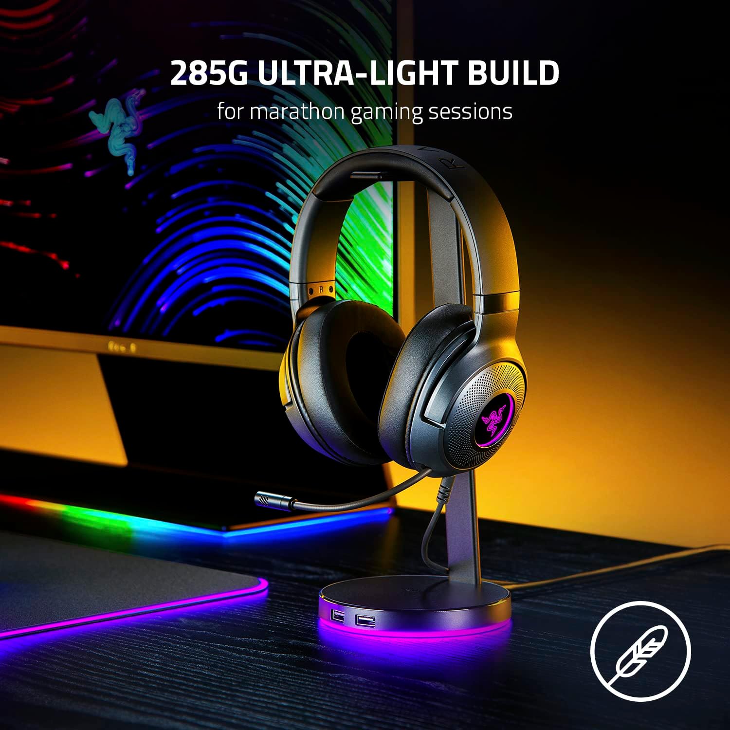 Razer Kraken V3 X Wired USB Gaming Headset (HR3908)