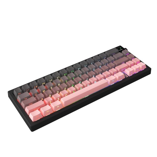 Ajazz AK650 Mechanical Keyboard-Side-Print Pink (KAJZ705)