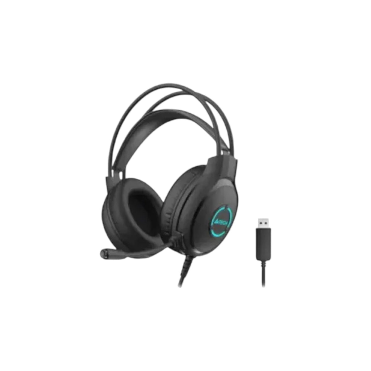 A4TECH Fstyler FH300U LED Backlit Stereo USB Headphone (HAT716)