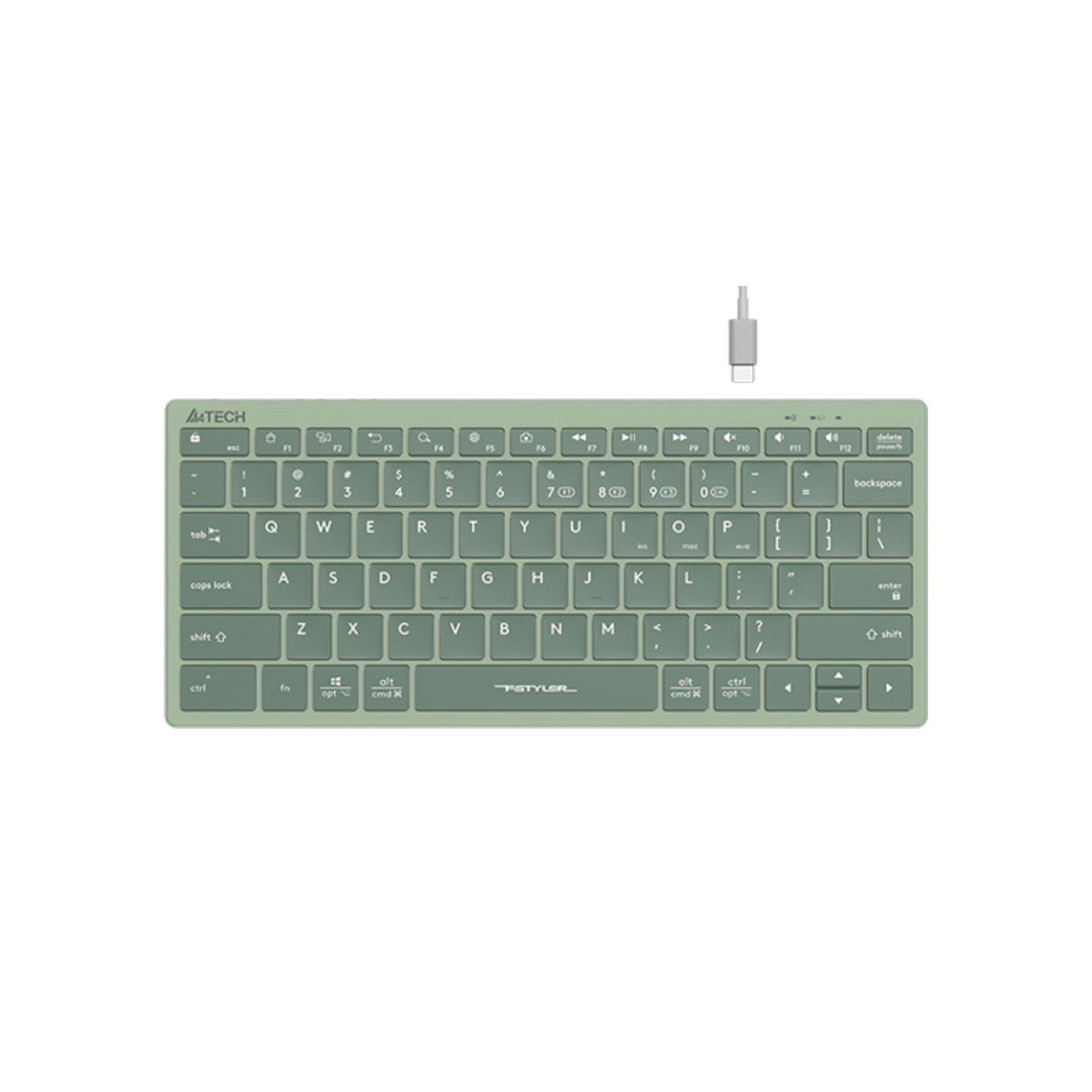 A4TECH Fstyler FBX51C Rechargeable Bluetooth & 2.4G Wireless Keyboard