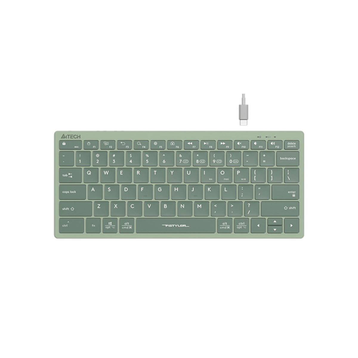 A4TECH Fstyler FBX51C Rechargeable Bluetooth & 2.4G Wireless Keyboard (KAT517)