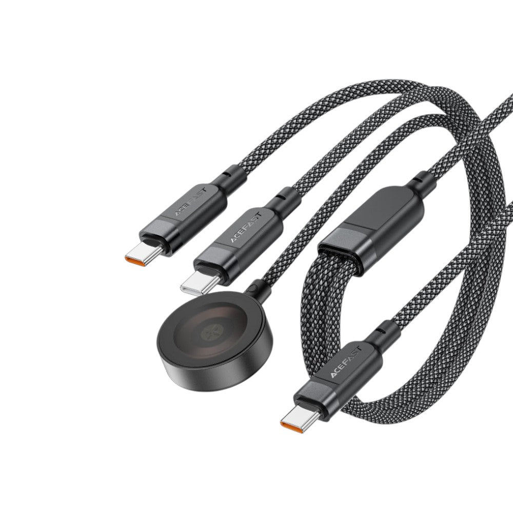 ACEFAST C6-11 3-in-1 100W Charging Data Cable with Wireless Charger