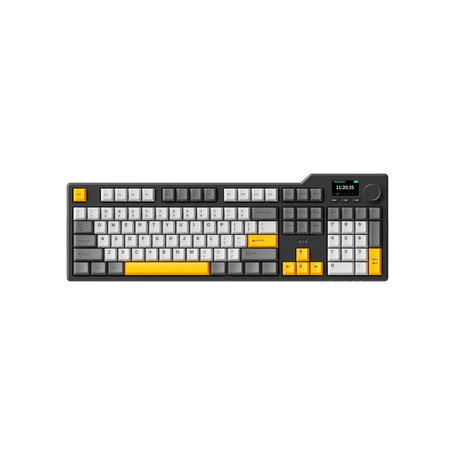 AJAZZ AK35I V3 MAX Tri-mode & Tft Screen Mechanical Keyboard Stray Night