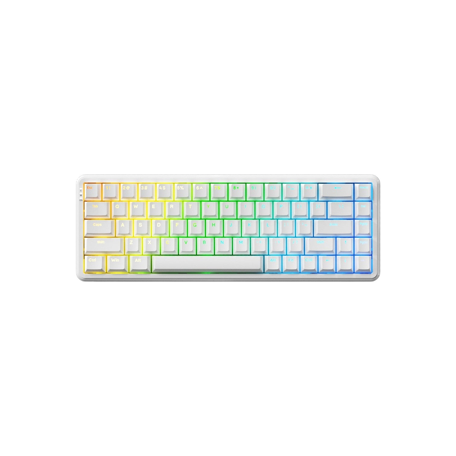 AJAZZ AK680 MAX 68% Top-mounted Mechanical Keyboard With Magnetic Switch, White (Front Printed)