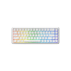 AJAZZ AK680 MAX 68% Top-mounted Mechanical Keyboard With Magnetic Switch, White (Side Printed)