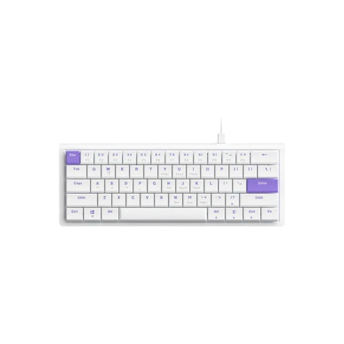 AJAZZ NKL61 Wired Low Profile Red Switch Mechanical Keyboard (KAJZ735)