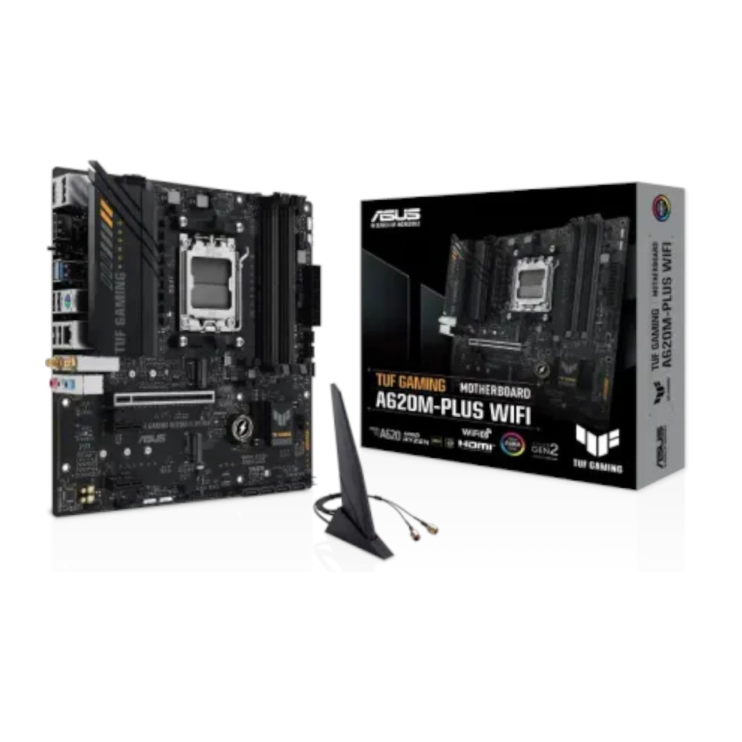 ASUS TUF GAMING A620M-PLUS WIFI AMD AM5 Micro-ATX Motherboard (AAMD6022)