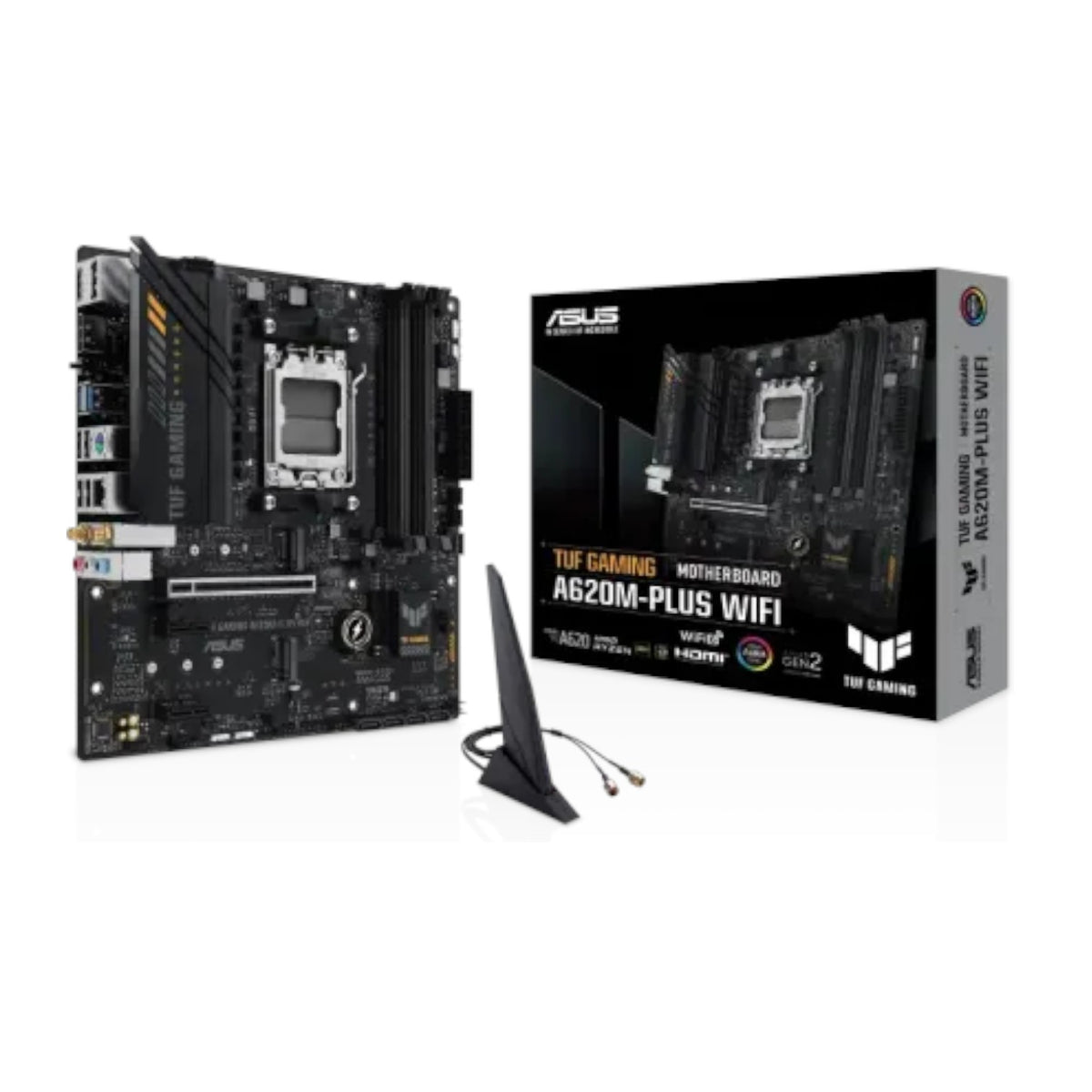ASUS TUF GAMING A620M-PLUS WIFI AMD AM5 Micro-ATX Motherboard (AAMD6022)